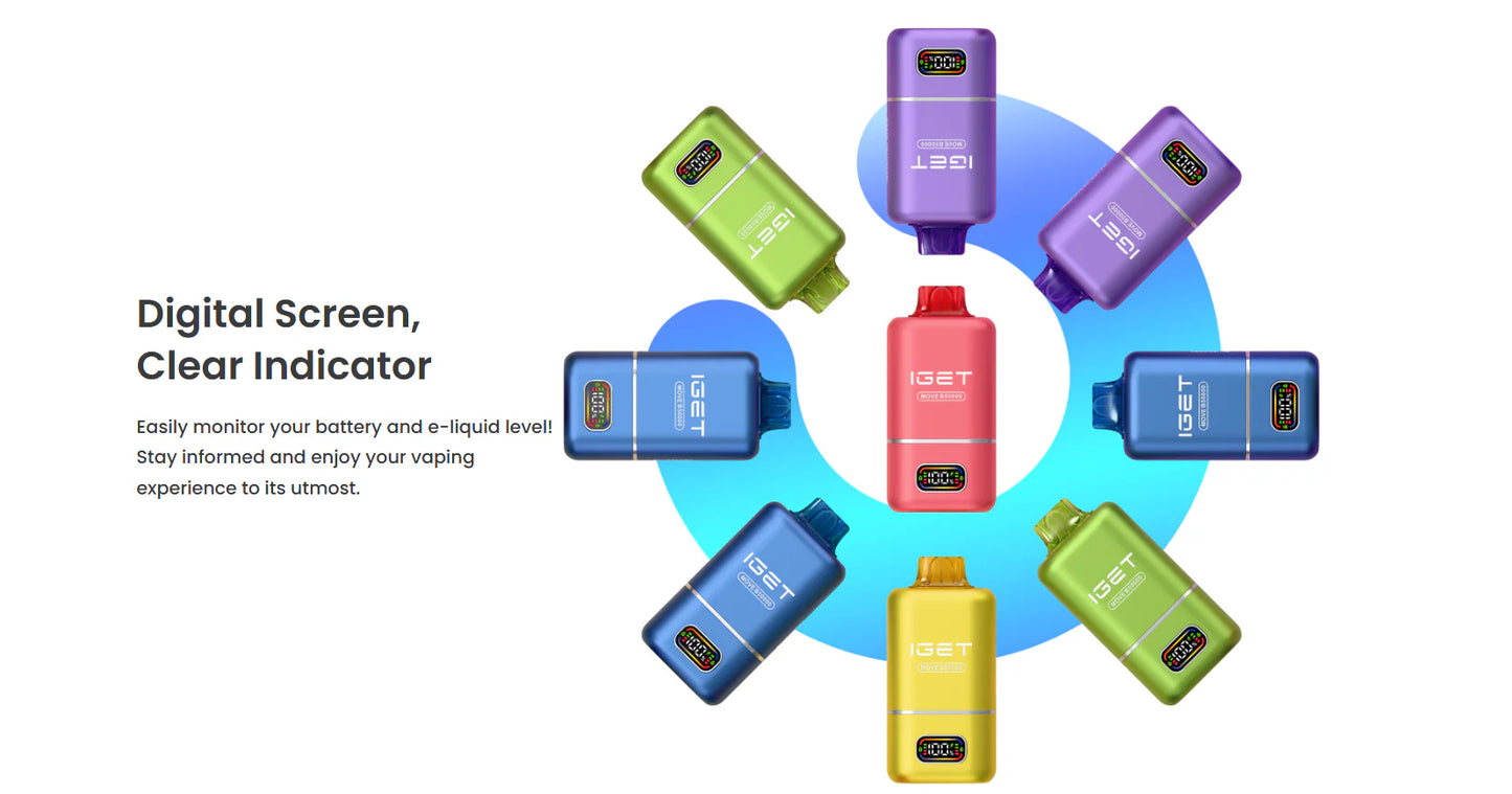 IGET MOVE B50000 - 50k Puffs (2 Flavors in 1 device)