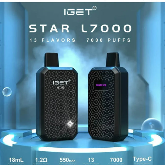 IGET Star L7000 Vape - 7000 Puffs (without box)