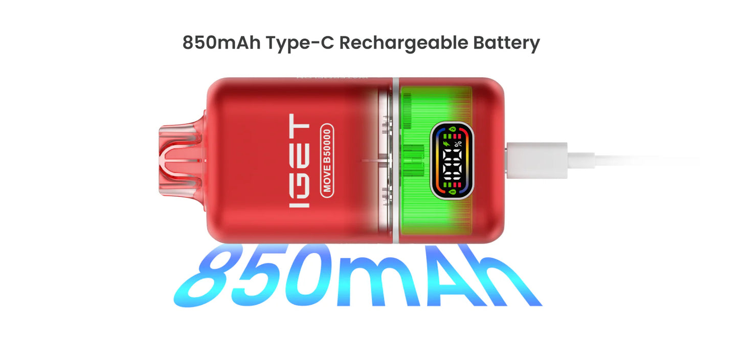 IGET MOVE B50000 - 50k Puffs (2 Flavors in 1 device)